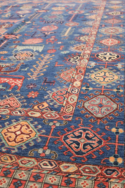Qashqai Handwoven Tribal Rug, J76991