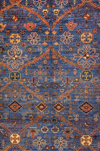 Qashqai Handwoven Tribal Rug, J86200