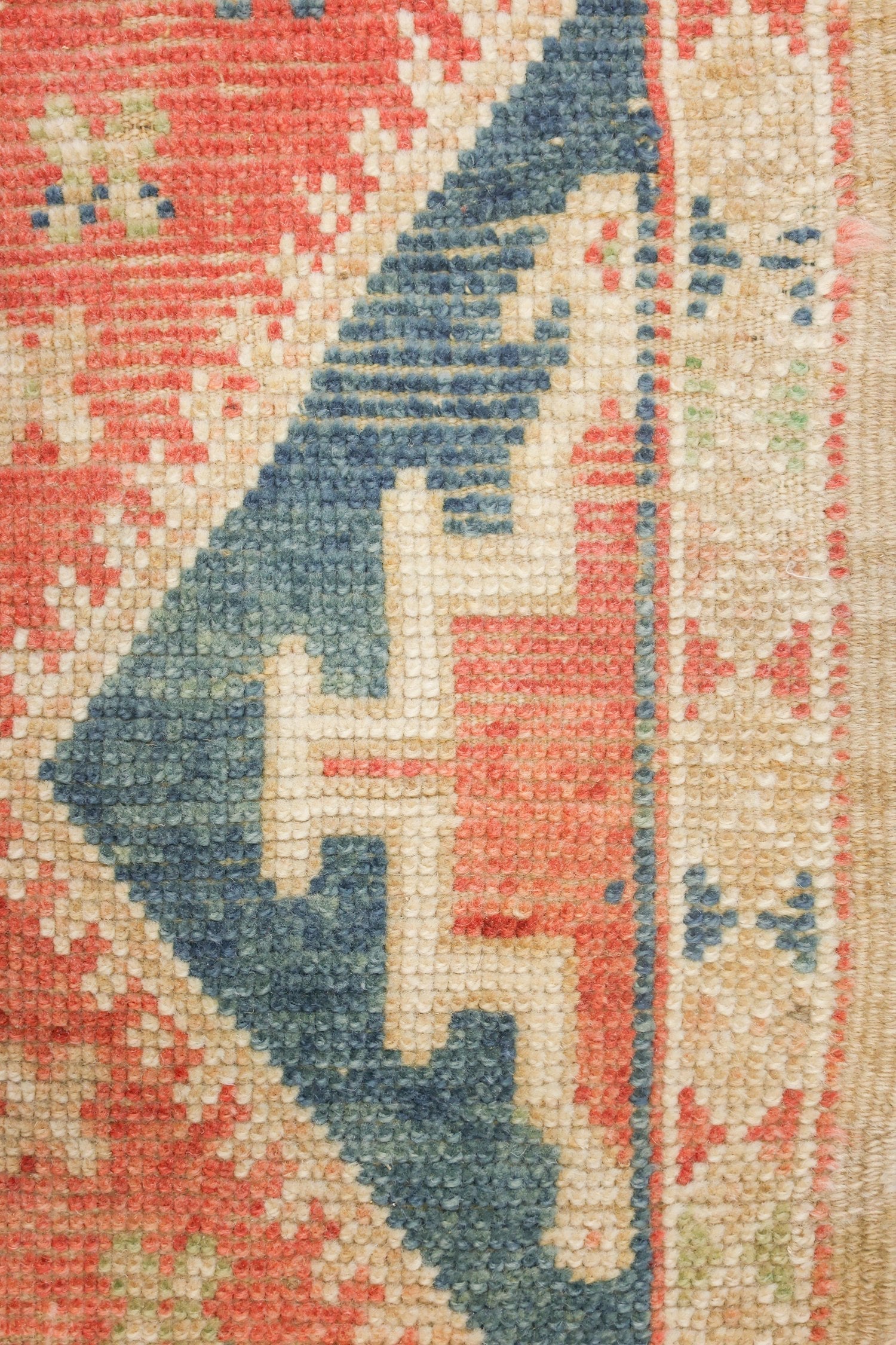 Vintage Rabat Handwoven Tribal Rug, J73334