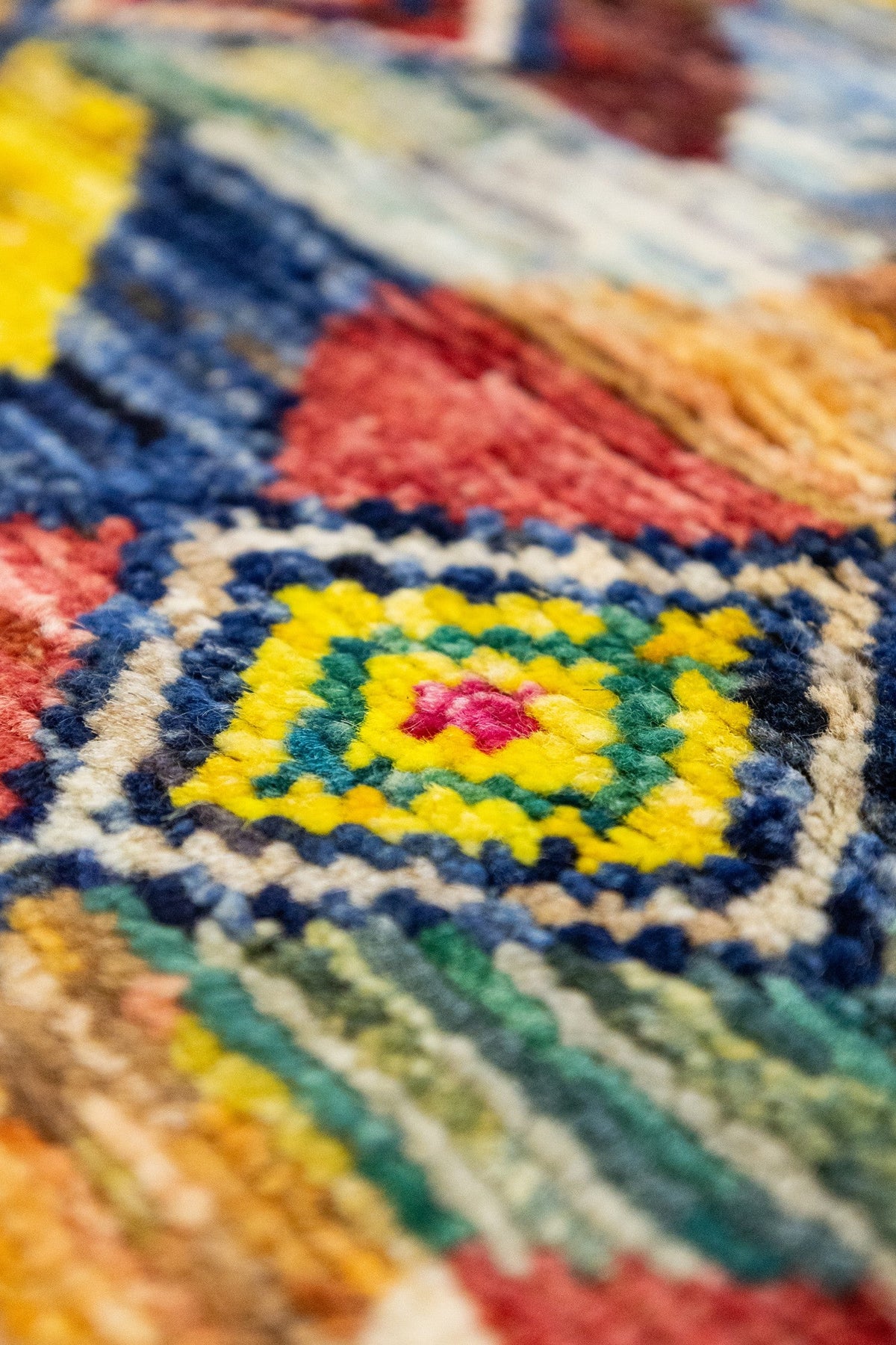 Rainbow Gabbeh Handwoven Tribal Rug, J89096