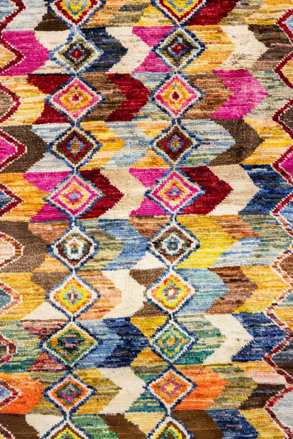 Rainbow Gabbeh Handwoven Tribal Rug, J89096