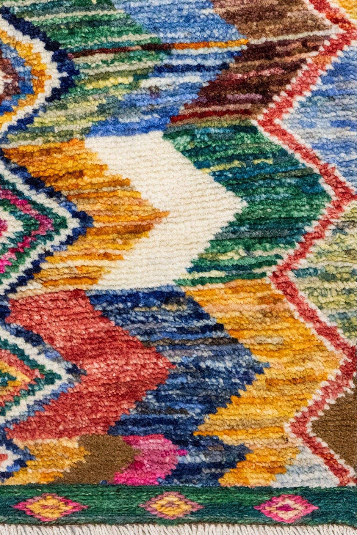 Rainbow Gabbeh Handwoven Tribal Rug, J89096