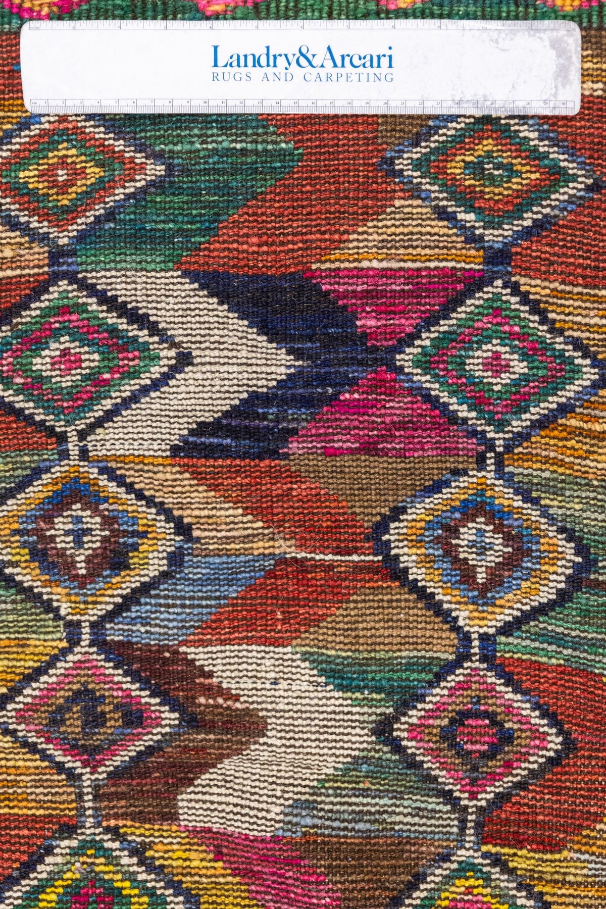 Rainbow Gabbeh Handwoven Tribal Rug, J89096