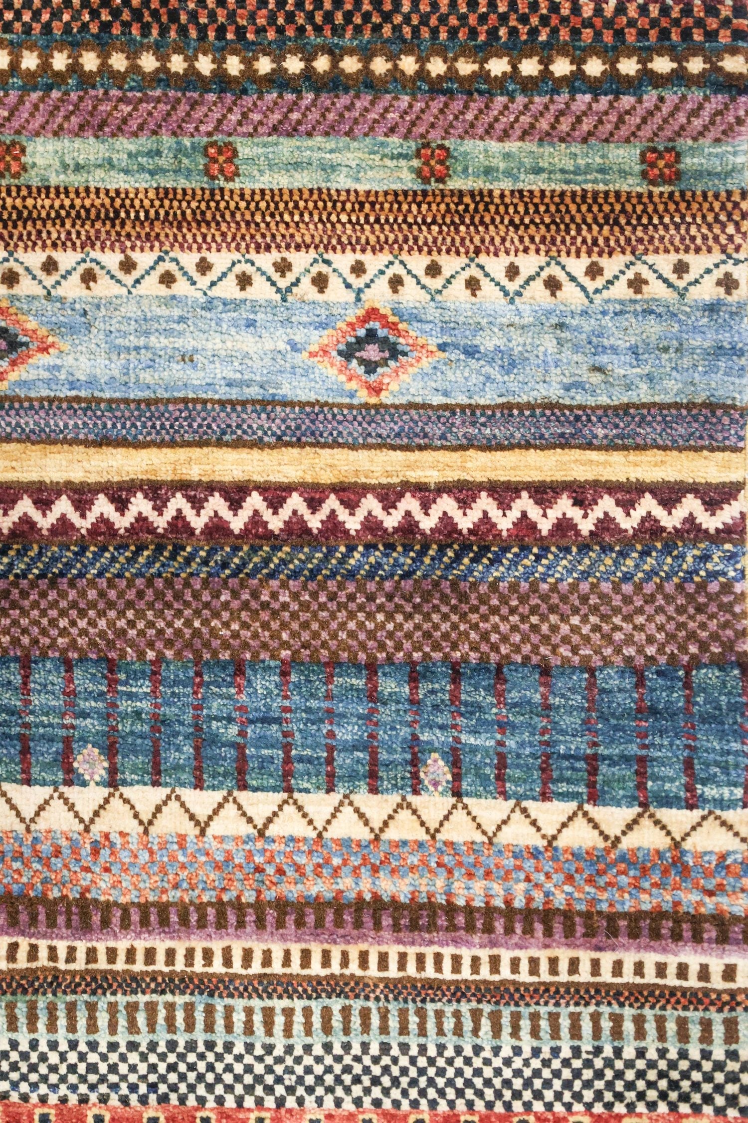 Rainbow Gabbeh Handwoven Tribal Rug, J70509
