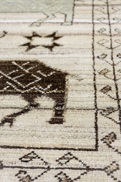 Reindeer Kars Handwoven Tribal Rug, J88925