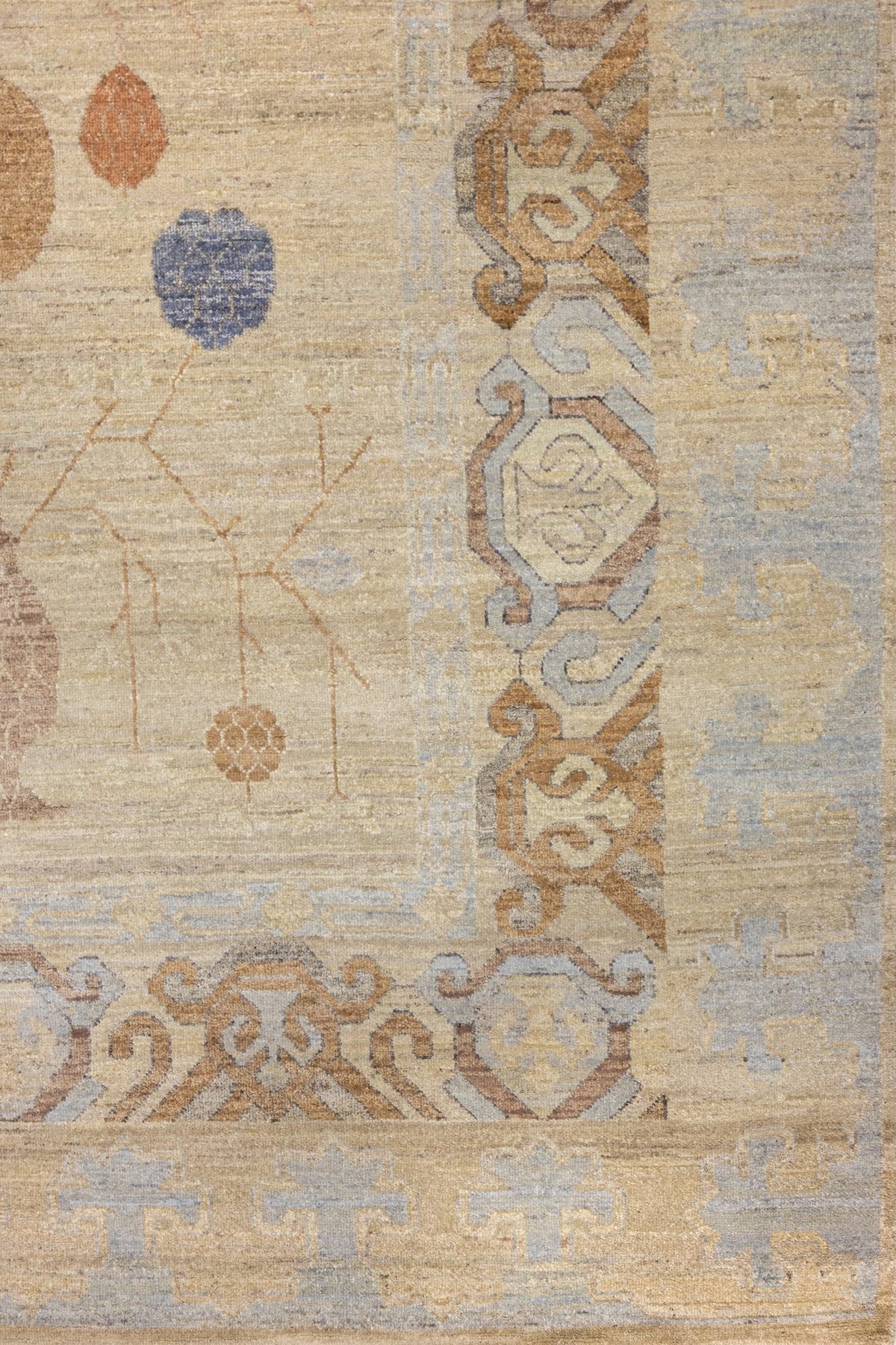 Samarkand Handwoven Tribal Rug, J88101