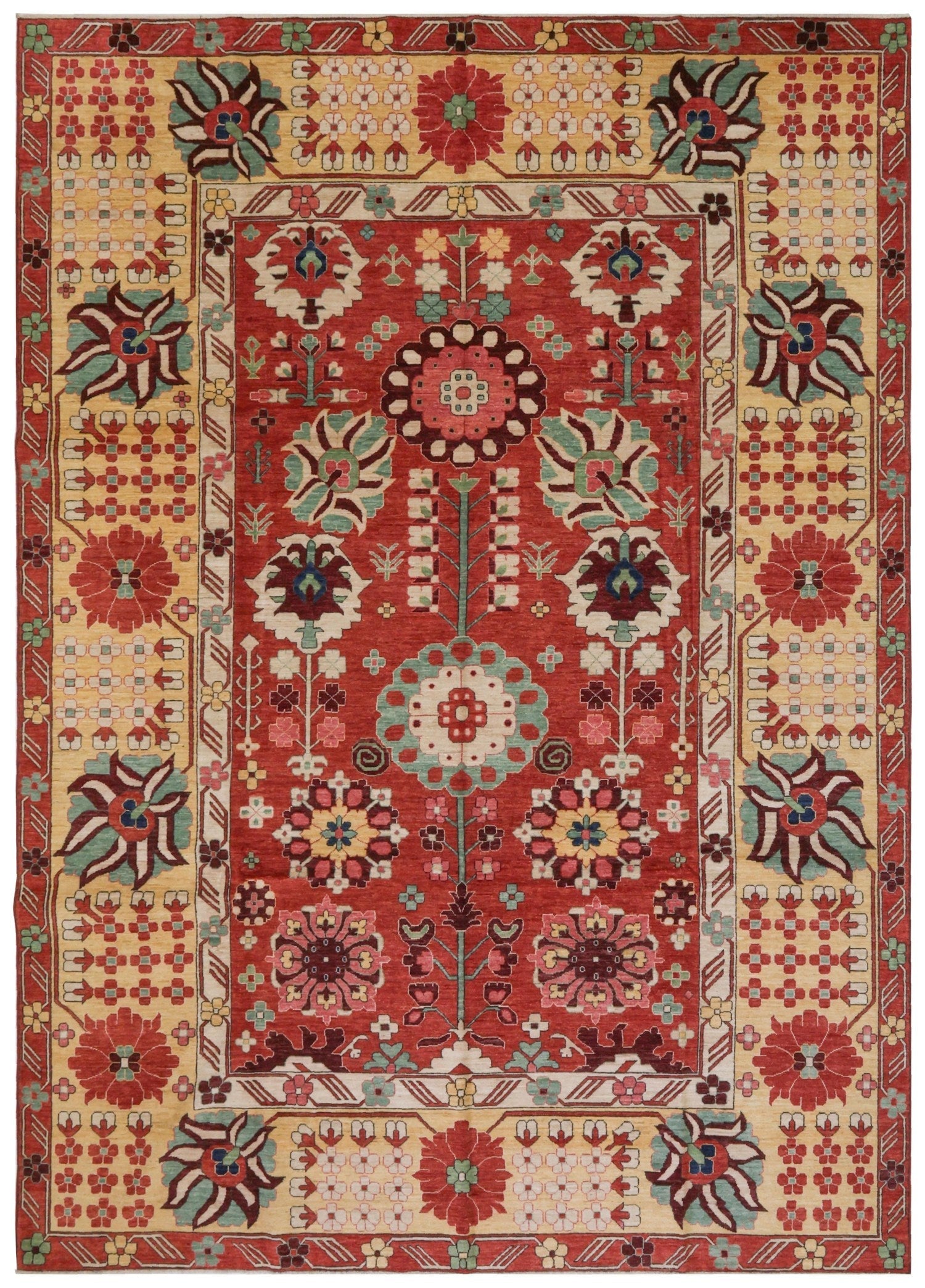 Slav Rug Sauj Balugh Handwoven Tribal Rug | Landry & Arcari – Landry & Arcari ...