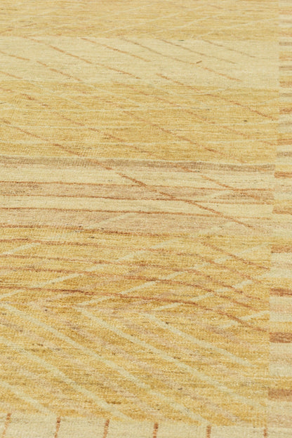 Scandinavian Handwoven Tribal Rug, J80983