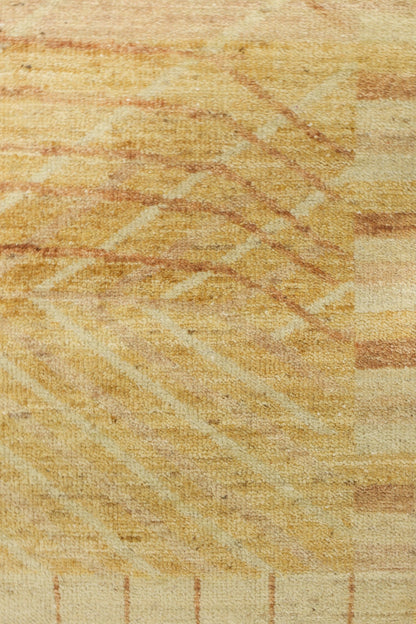 Scandinavian Handwoven Tribal Rug, J80983