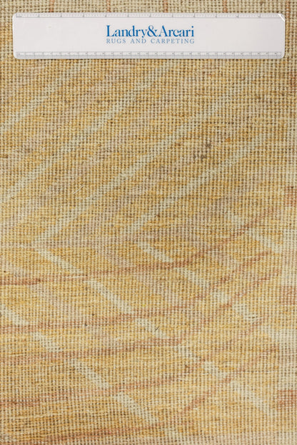 Scandinavian Handwoven Tribal Rug, J80983