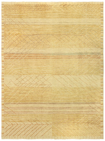 Scandinavian Handwoven Tribal Rug