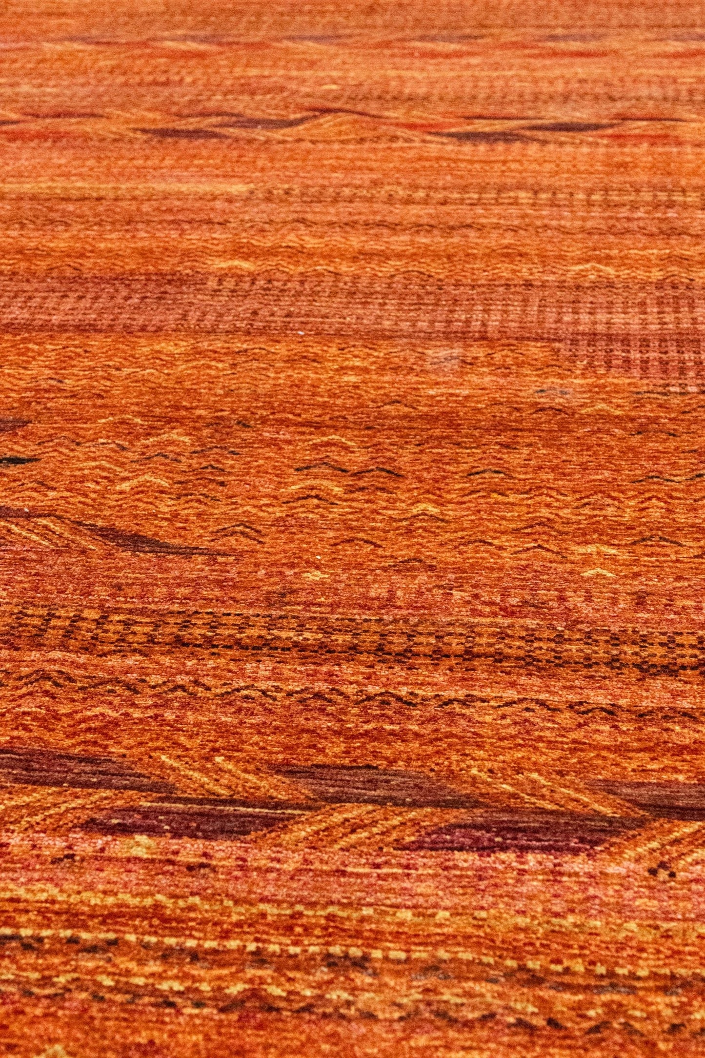 Scandinavian Handwoven Tribal Rug, J86029