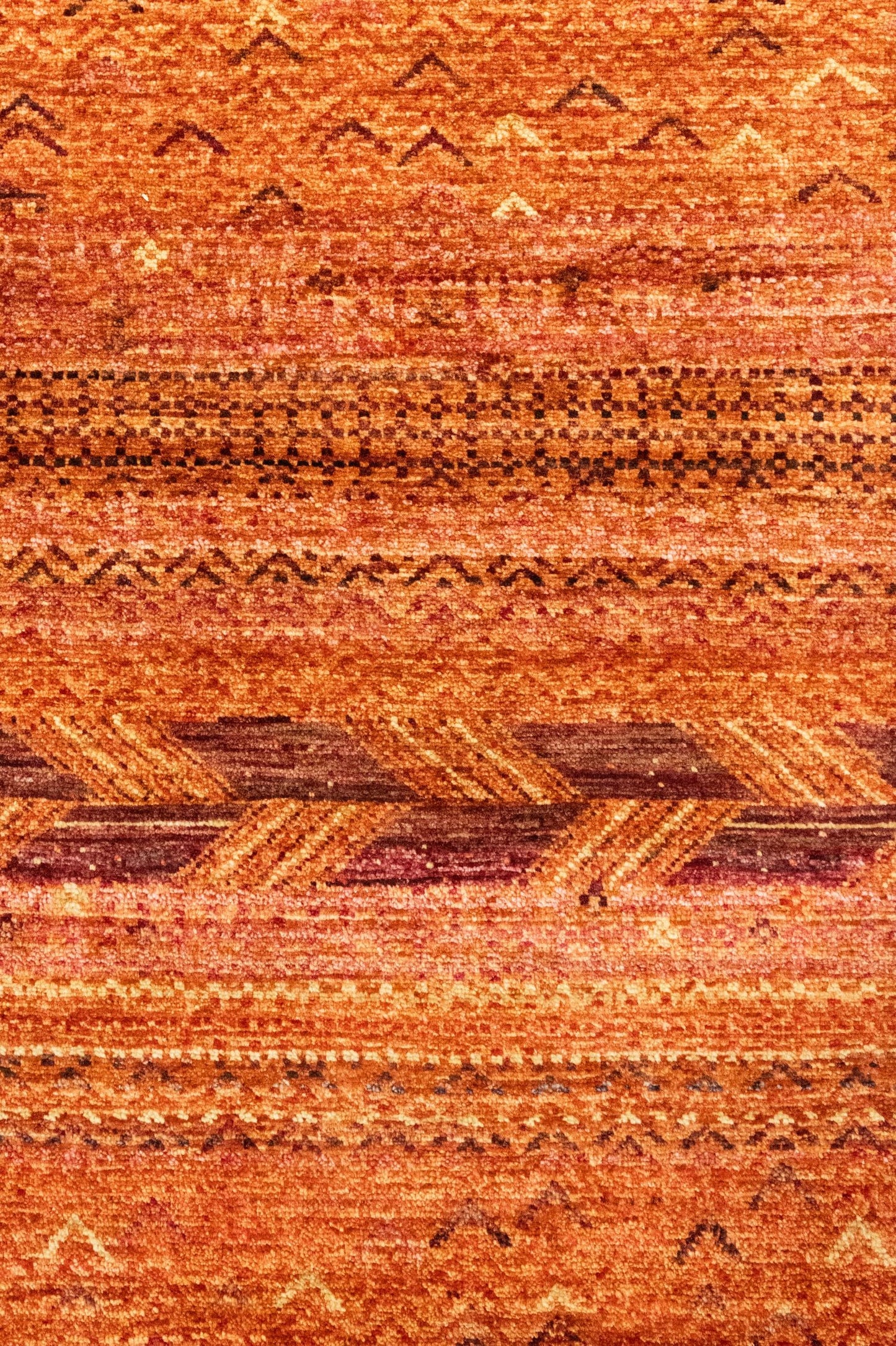 Scandinavian Handwoven Tribal Rug, J86029