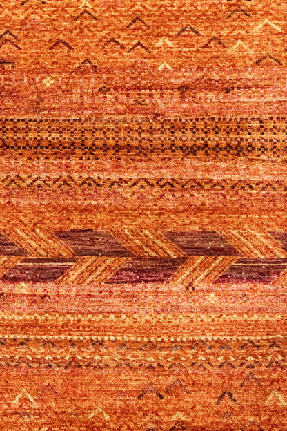 Scandinavian Handwoven Tribal Rug, J86029