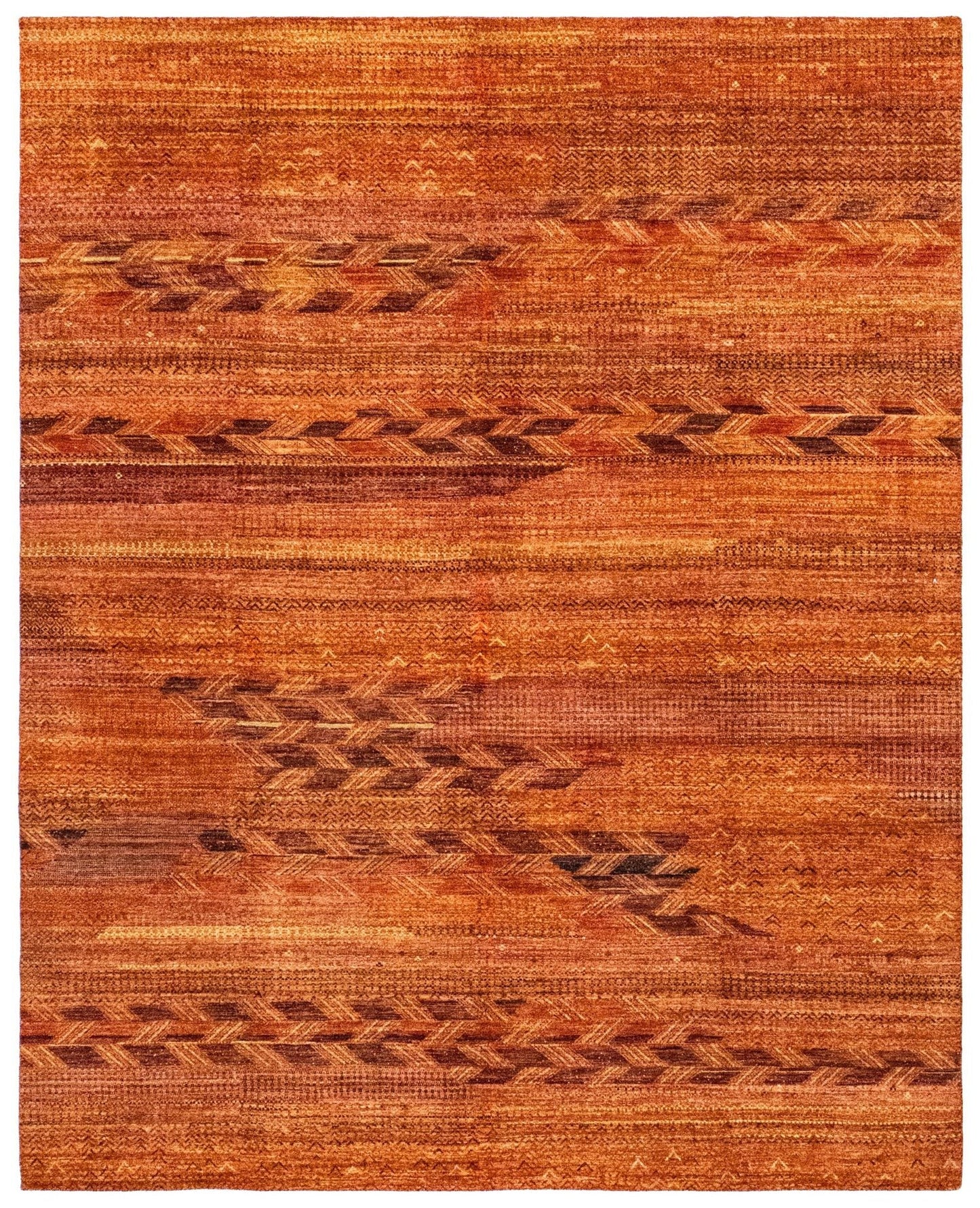 Scandinavian Handwoven Tribal Rug