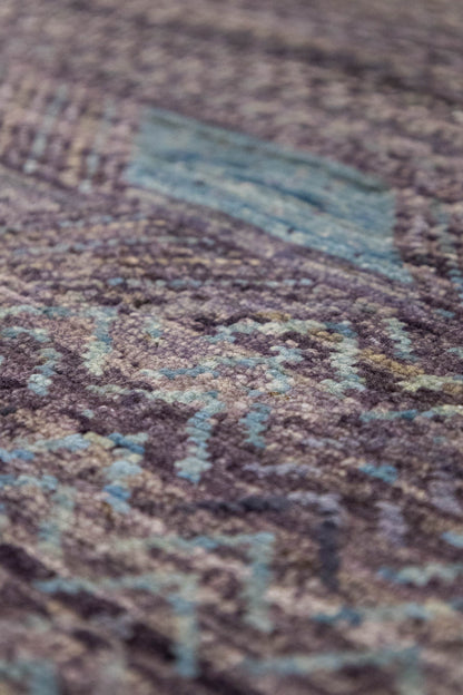 Scandinavian Handwoven Tribal Rug, J87490