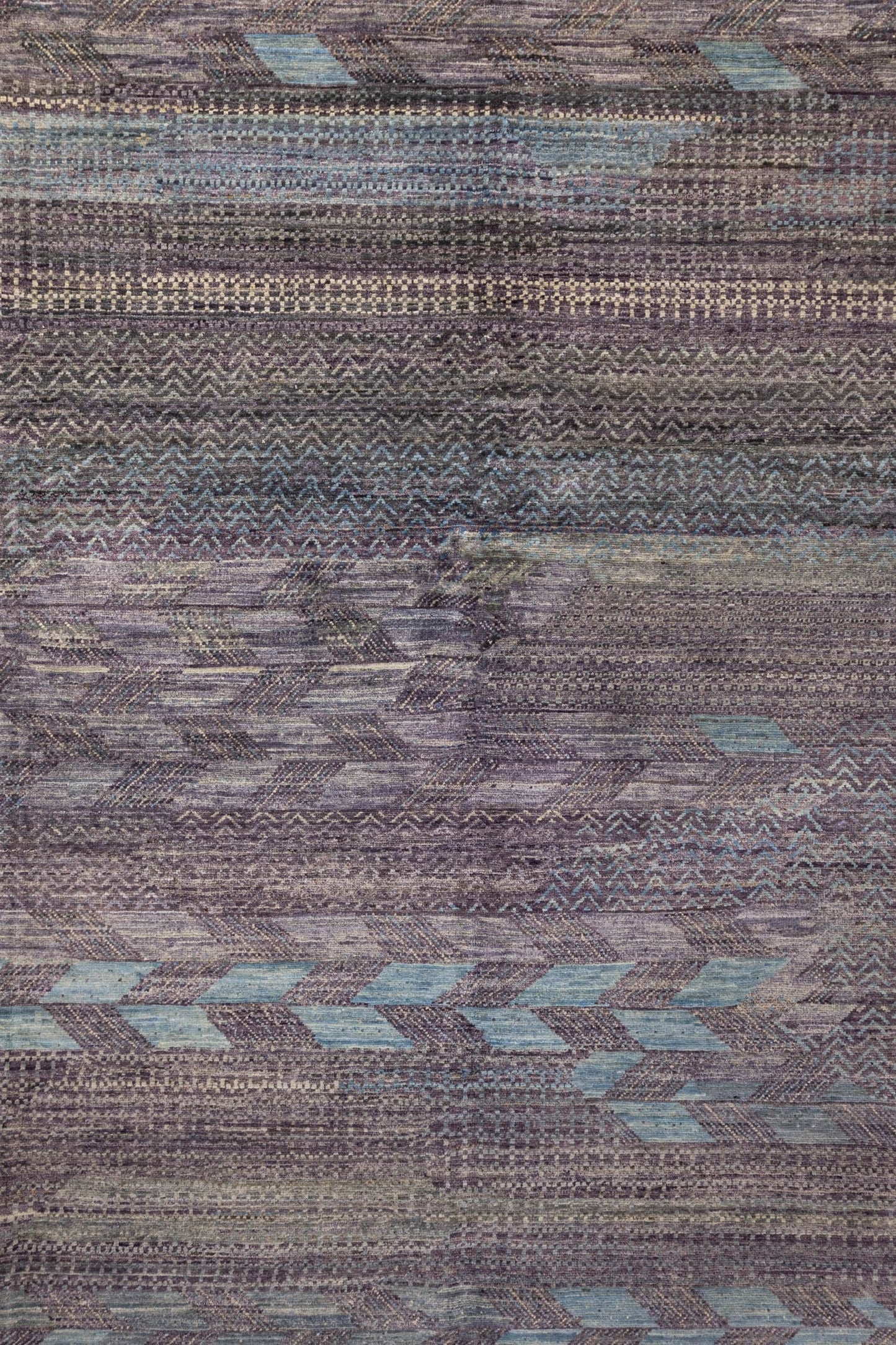 Scandinavian Handwoven Tribal Rug, J87490