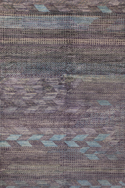 Scandinavian Handwoven Tribal Rug, J87490