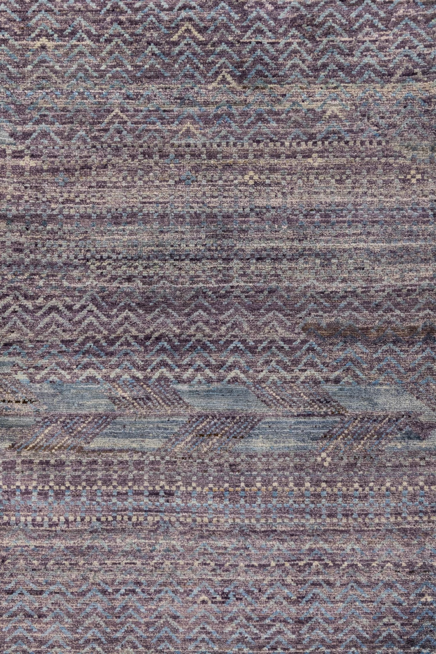 Scandinavian Handwoven Tribal Rug, J87490