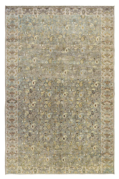Vintage Senneh Handwoven Tribal Rug