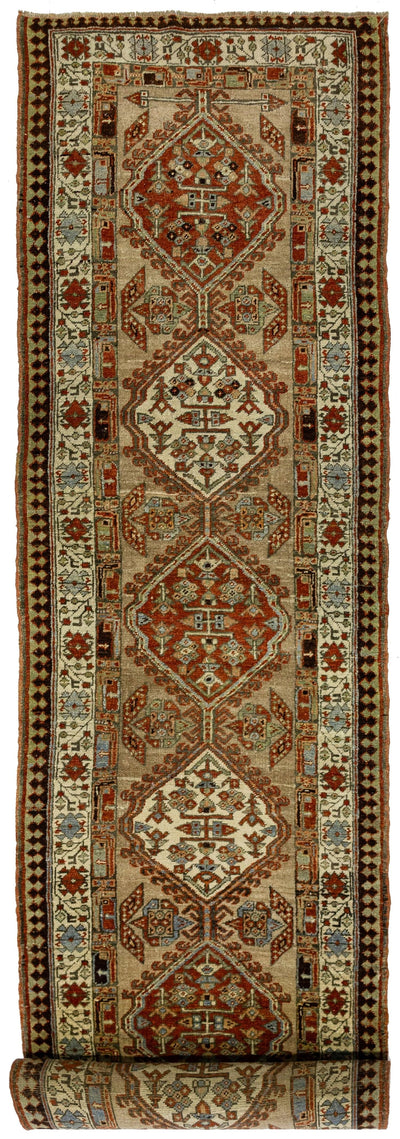 Vintage Serab Handwoven Tribal Rug