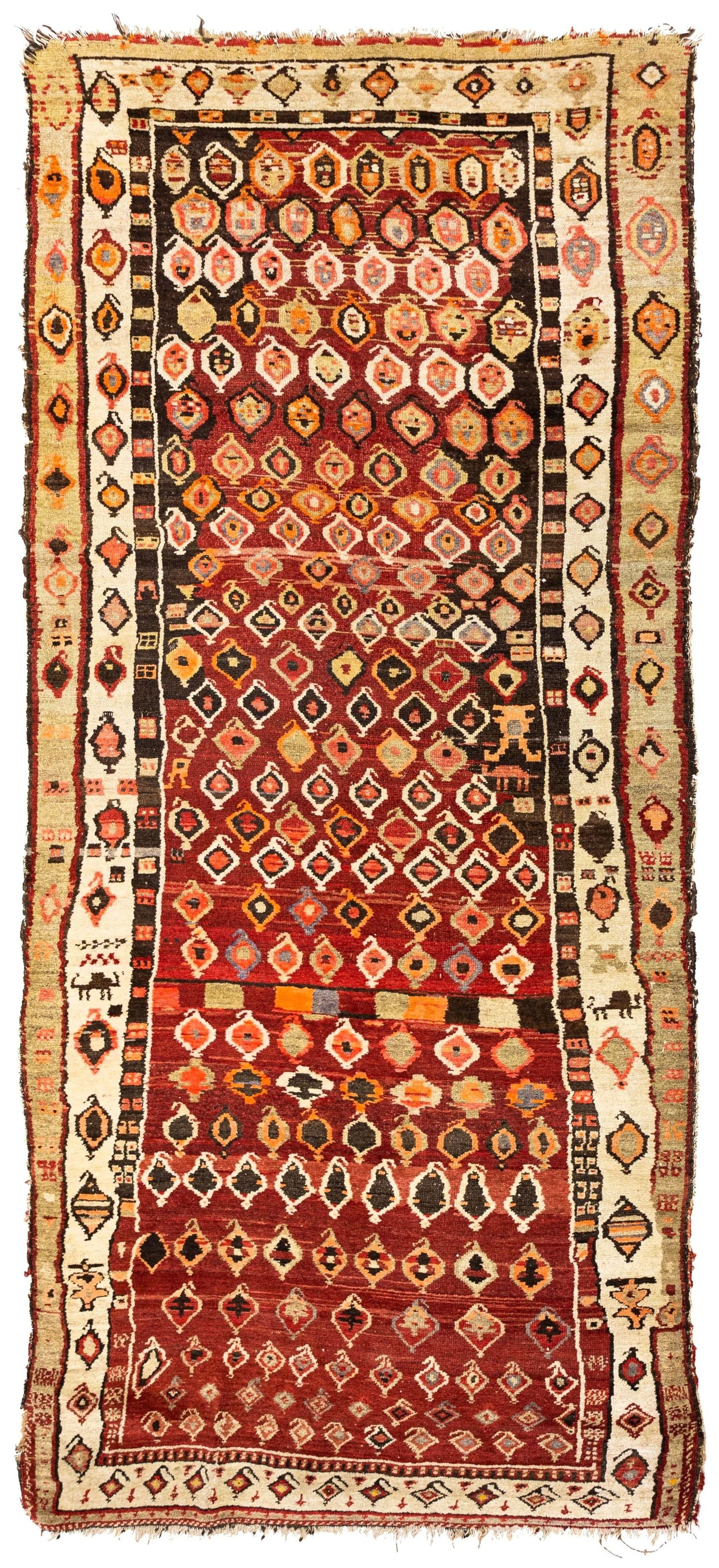 Antique Serab Handwoven Tribal Rug