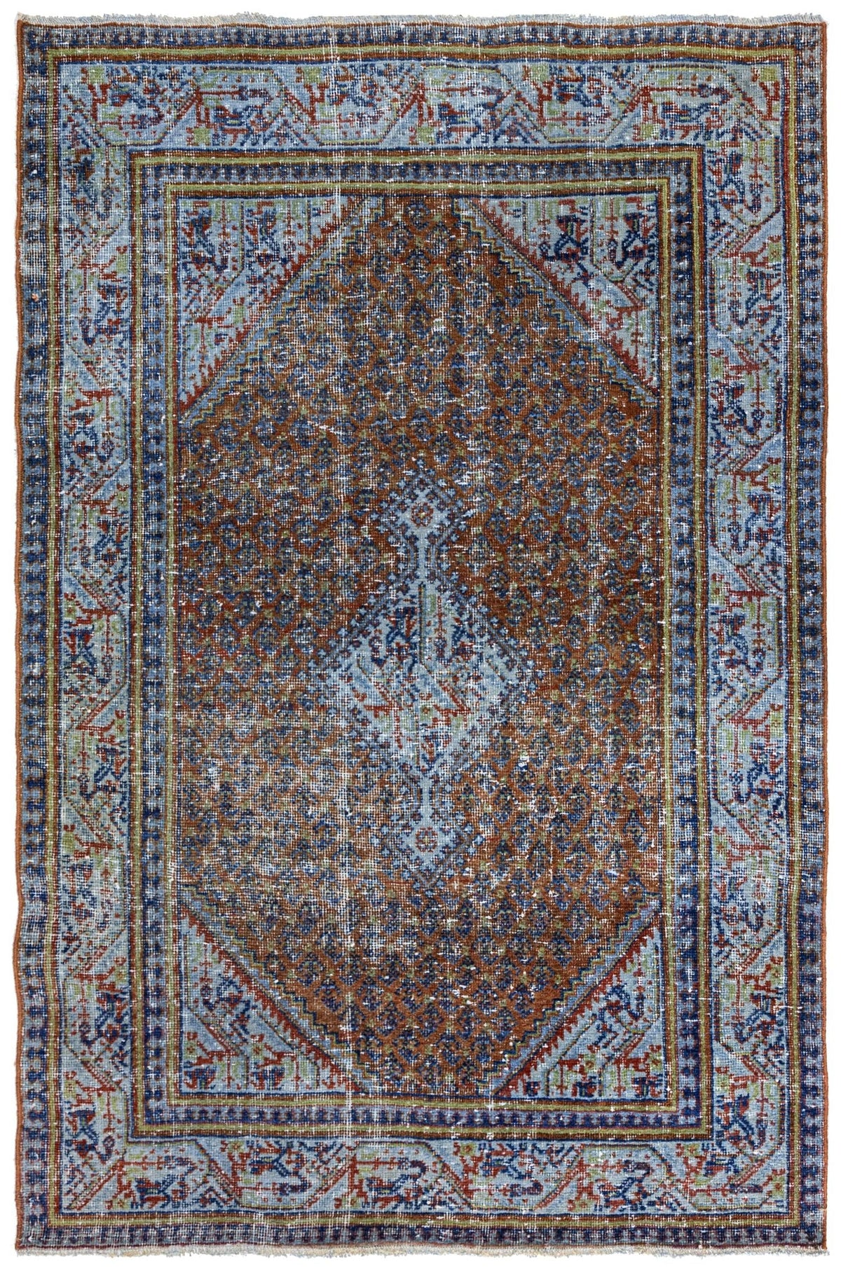 Vintage Seraband Handwoven Tribal Rug
