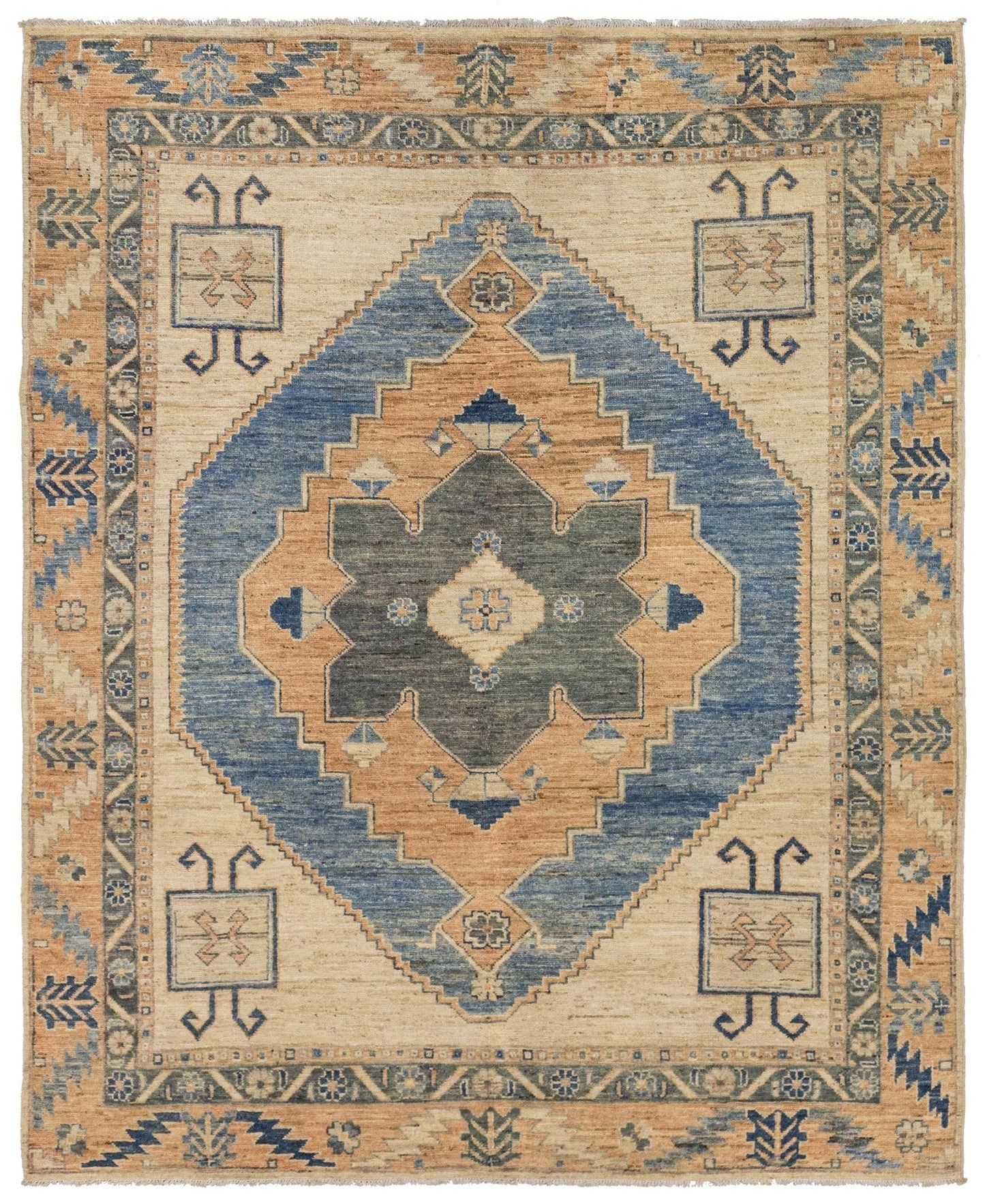 Serapi Oushak Handwoven Tribal Rug