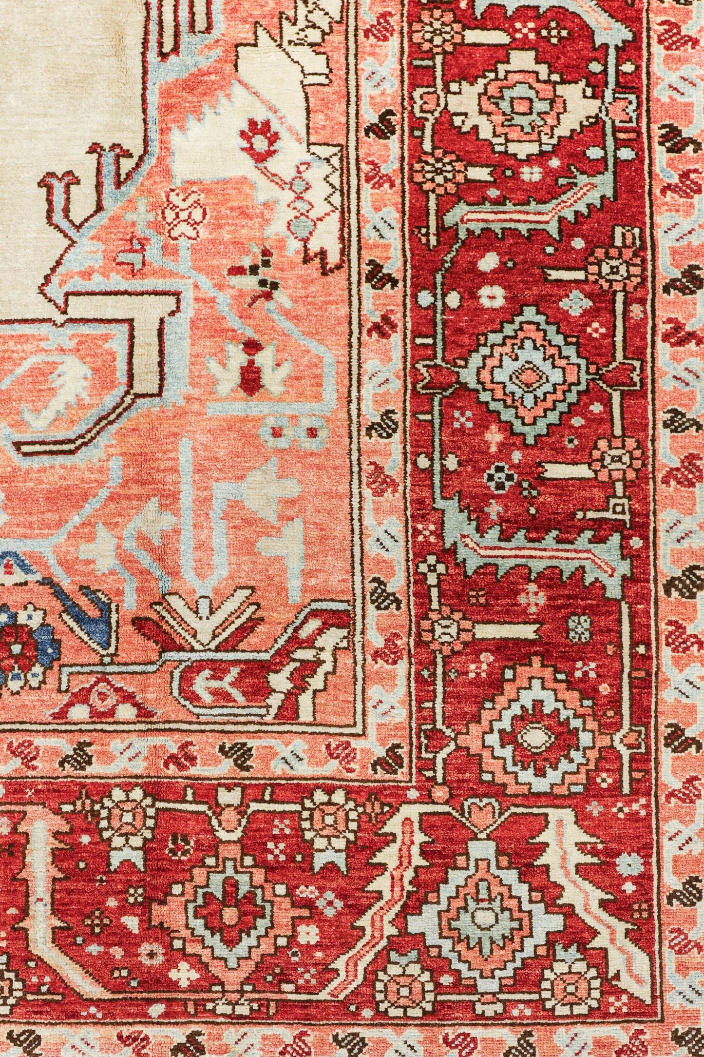 Vintage Serapi Handwoven Tribal Rug, J79406
