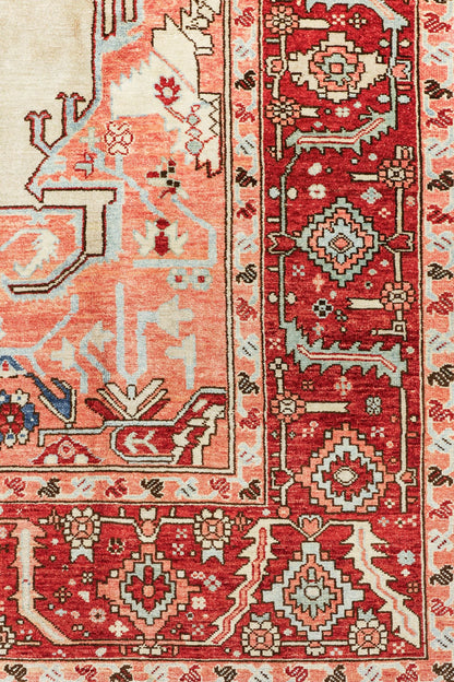 Vintage Serapi Handwoven Tribal Rug, J79406