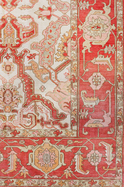 Vintage Serapi Handwoven Tribal Rug, J79427
