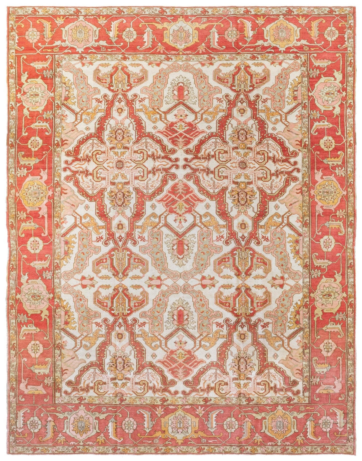 Vintage Serapi Handwoven Tribal Rug