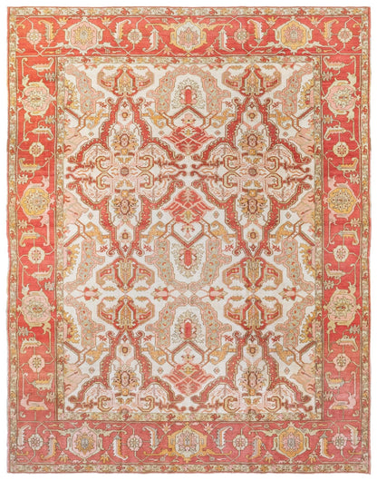 Vintage Serapi Handwoven Tribal Rug