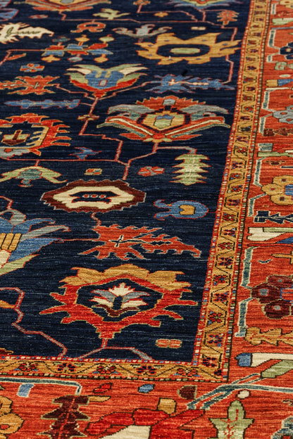 Serapi Handwoven Tribal Rug, J81040