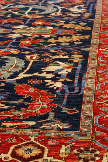 Serapi Handwoven Tribal Rug, J81065