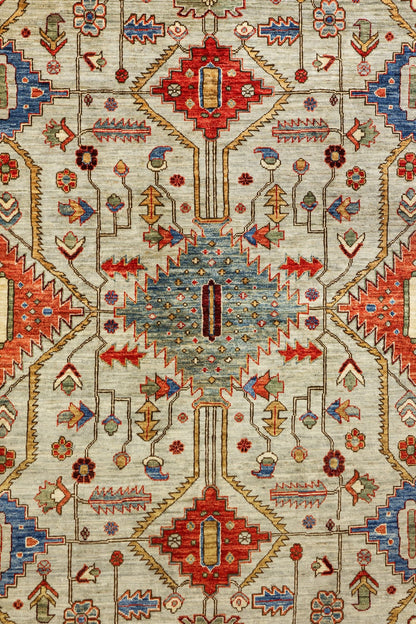 Serapi Handwoven Tribal Rug, J81072