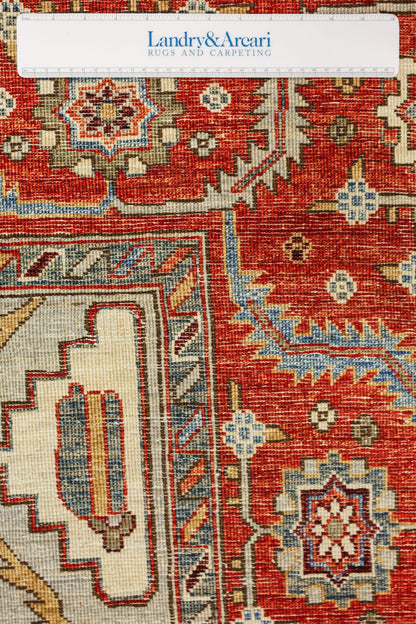 Serapi Handwoven Tribal Rug, J81072