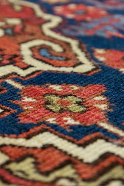 Antique Serapi Handwoven Tribal Rug, J89108