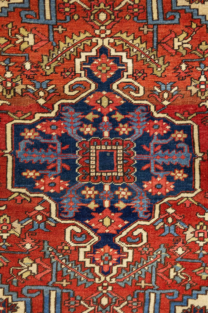 Antique Serapi Handwoven Tribal Rug, J89108