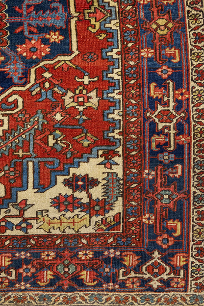 Antique Serapi Handwoven Tribal Rug, J89108