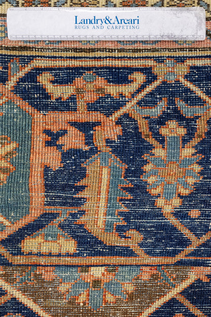 Antique Serapi Handwoven Tribal Rug, J89494