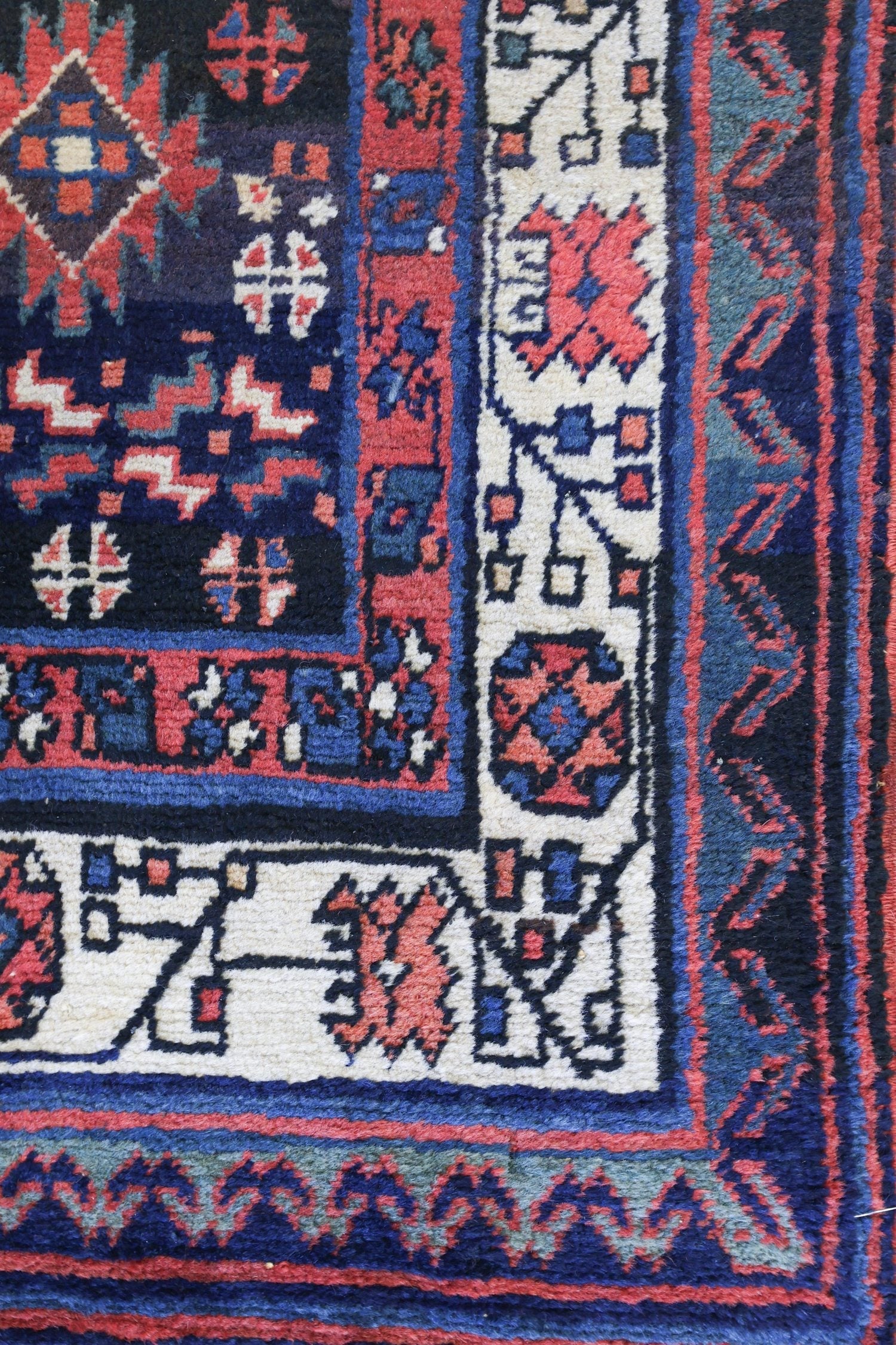 Antique Shasavan Handwoven Tribal Rug, J71130