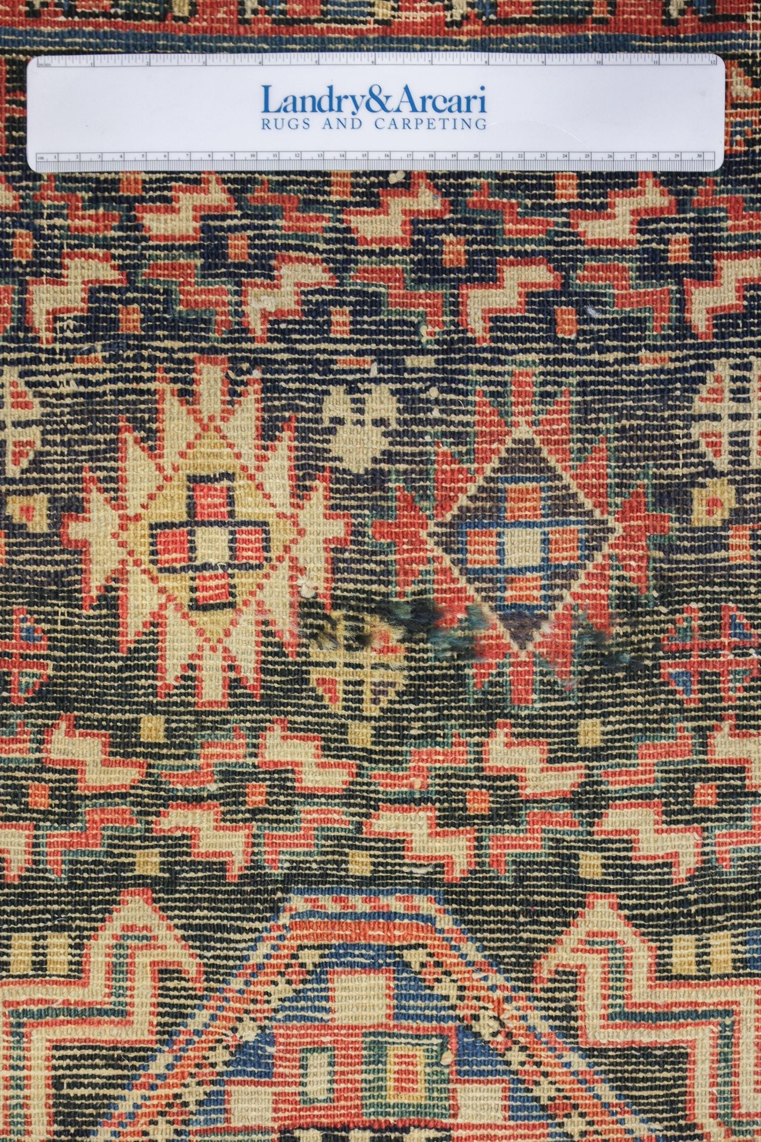 Antique Shasavan Handwoven Tribal Rug, J71130