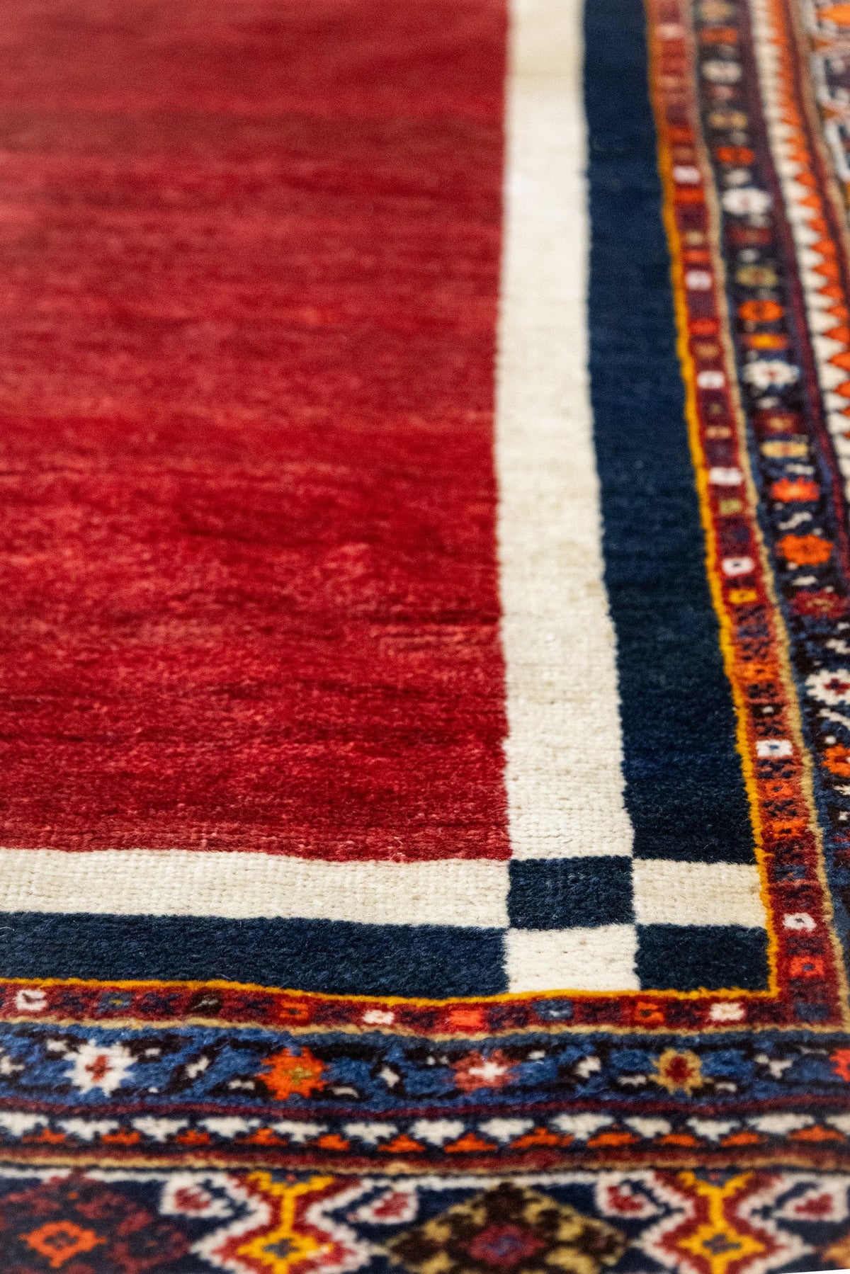 Vintage Shiraz Handwoven Tribal Rug, J89006