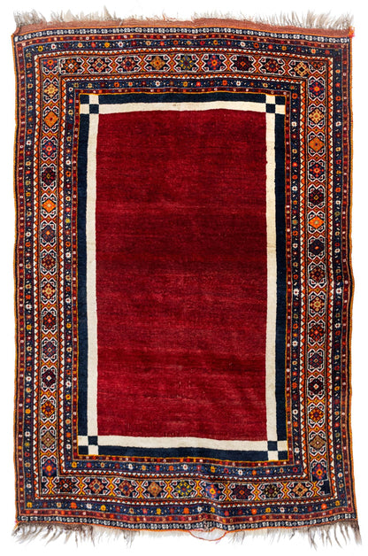 Vintage Shiraz Handwoven Tribal Rug