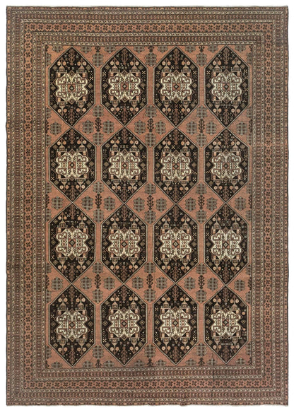 Vintage Shiraz Handwoven Tribal Rug