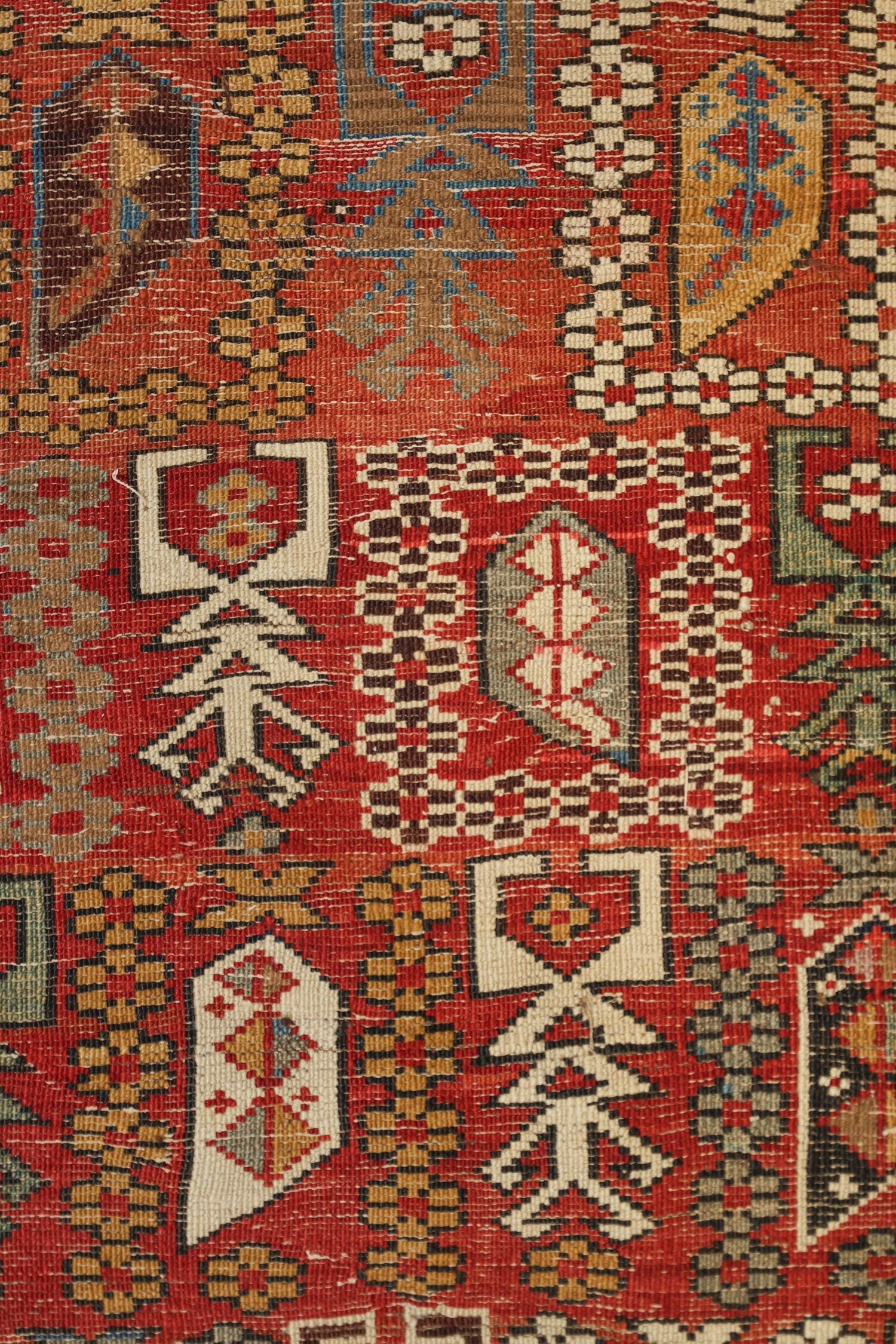 Antique Shirvan Handwoven Tribal Rug, J68079