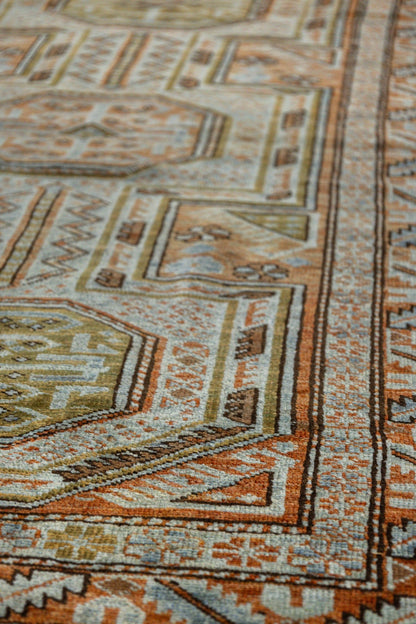 Vintage Shirvan Handwoven Tribal Rug, J86319