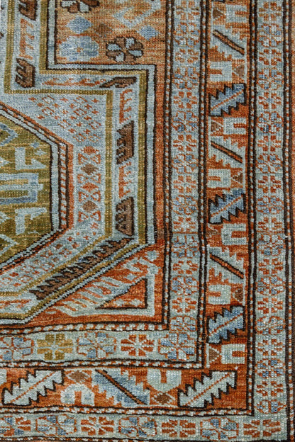 Vintage Shirvan Handwoven Tribal Rug, J86319