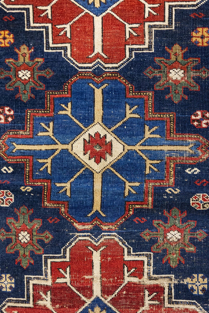 Vintage Shirvan Handwoven Tribal Rug, J87174